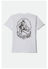 Brixton Marley T-Shirt white – Front view