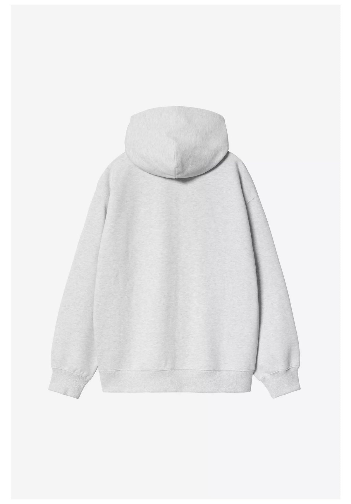 Carhartt WIP WIP Sweat Jacket Zip-Hoodie ashheatherstonewashed – Back view