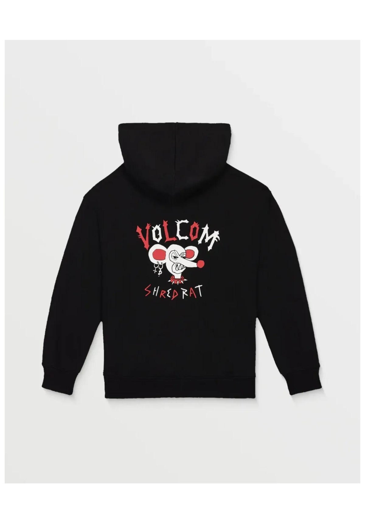 Volcom FA Ozzy Fleece Kids Zip-Hoodie black – Back view
