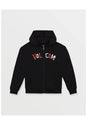 FA Ozzy Fleece Kids black Vorderansicht
