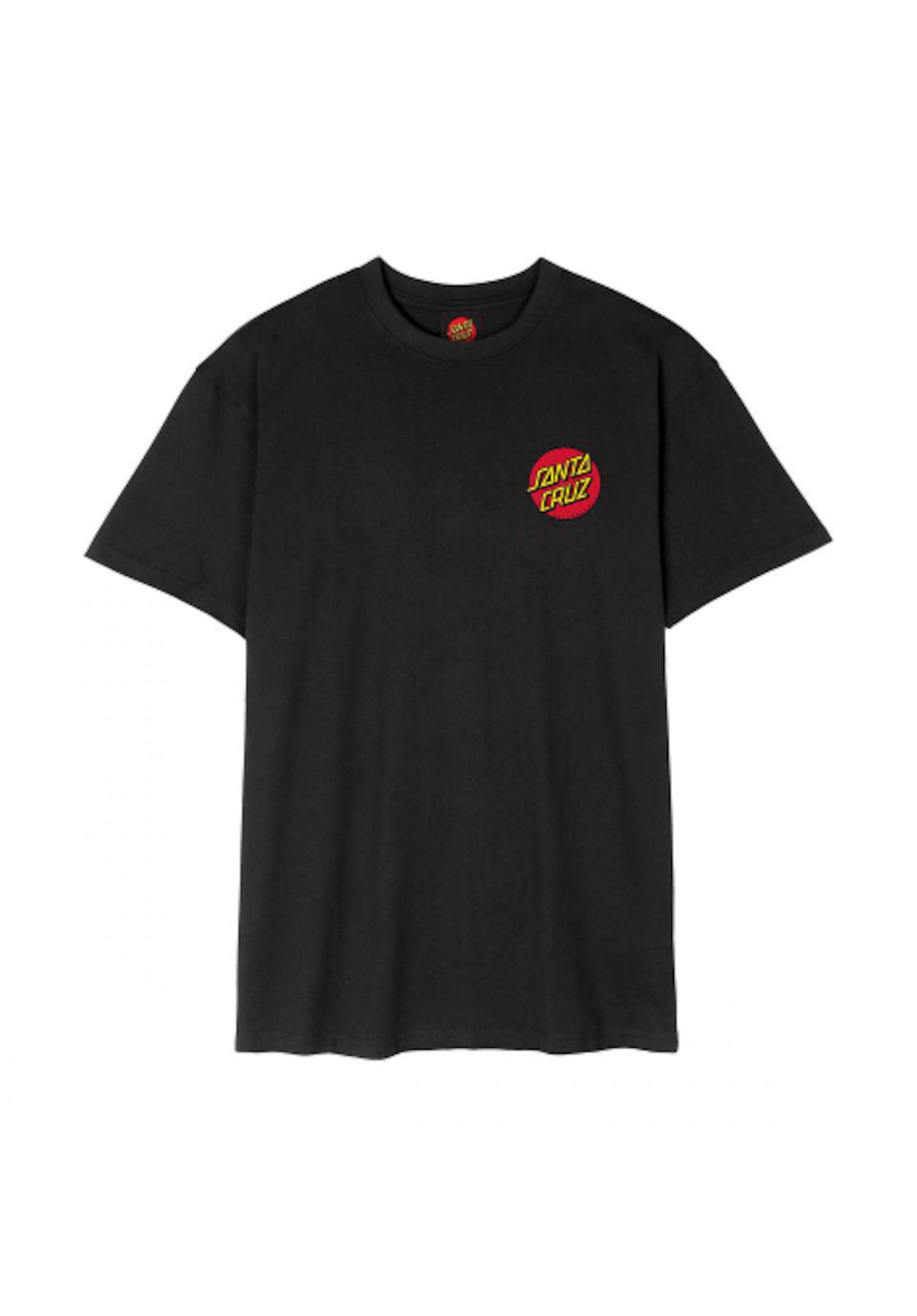 Santa-Cruz Classic Dot Chest SP26 T-shirt black – Vista posteriore
