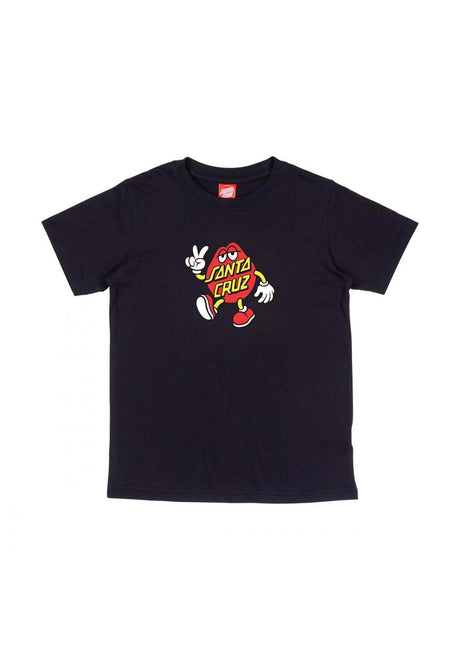 Santa-Cruz Youth Dot Guy TTE T-Shirt black – Back view