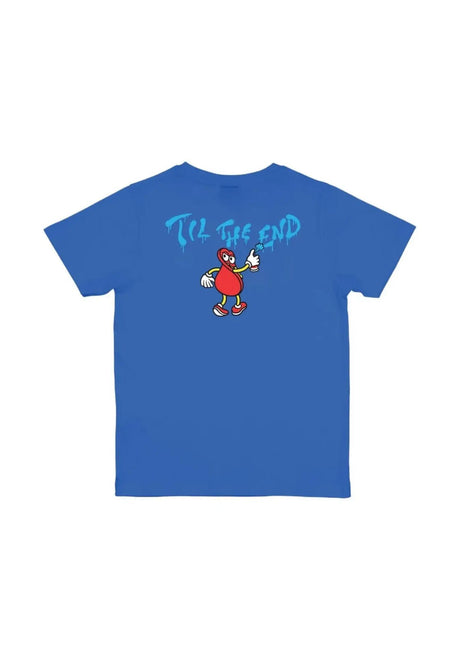 Santa-Cruz Youth Dot Guy TTE T-Shirt sapphire – Front view