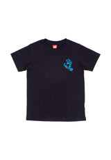 Santa-Cruz Screaming Hand Chest T-Shirt black – Back view