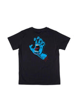 Santa-Cruz Screaming Hand Chest T-Shirt black – Front view