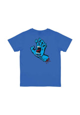 Santa-Cruz Screaming Hand Chest T-Shirt sapphire – Front view