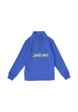 Santa-Cruz Youth Classic Fade 1/4 Zip Jersey sapphire – Vista frontal