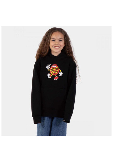 Santa-Cruz Dot Guy TTE Hood Hoodie black – Set bagfra