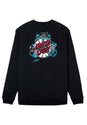 Grabke Exploding Dot Crew black Vorderansicht