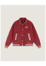 Vans Milliken Varsity Jacket Light Jacket poppyember – Front view