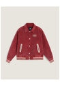 Milliken Varsity Jacket poppyember Vorderansicht