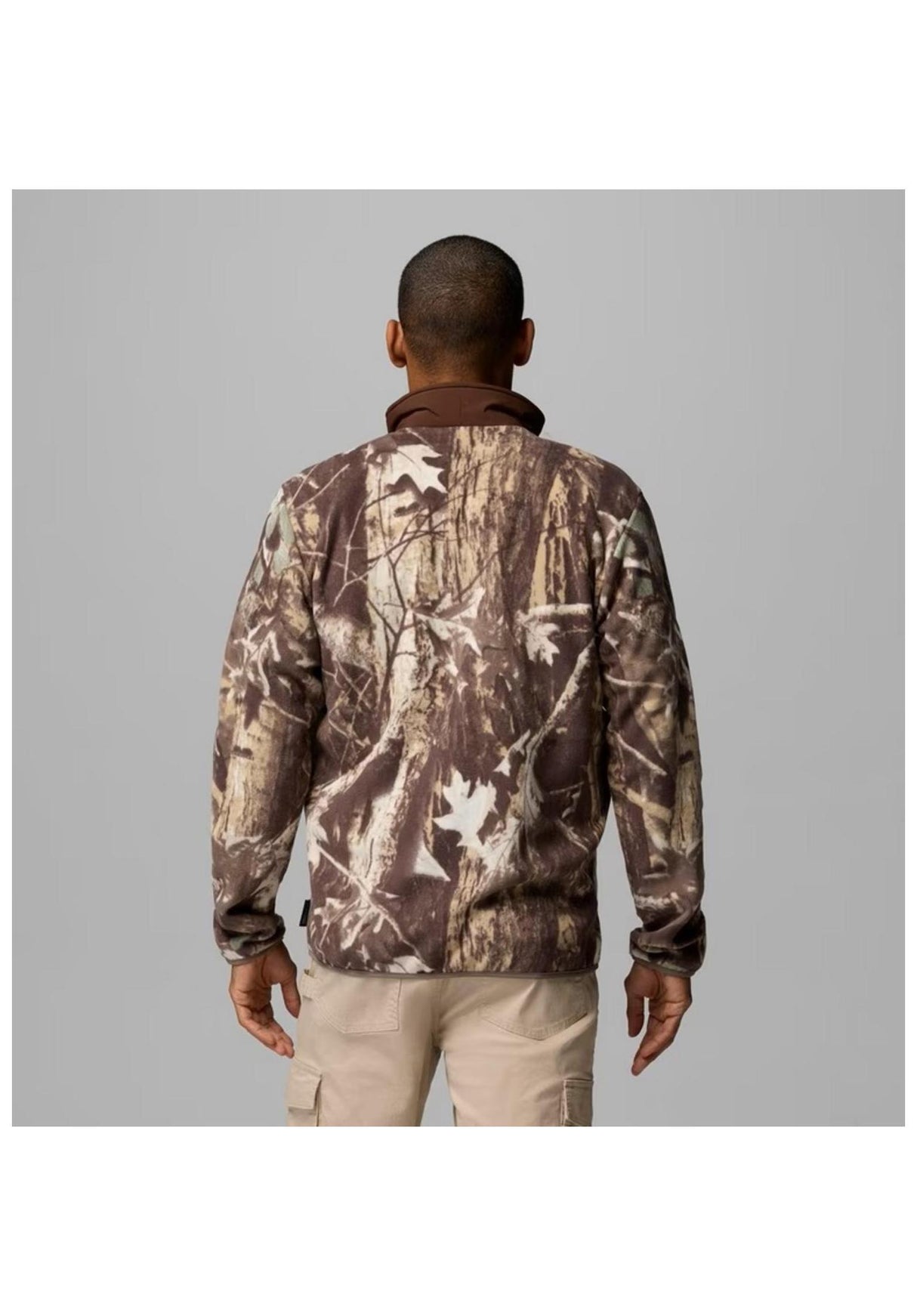 Columbia Sequoia Grove II Printed Full Zip Veste de mi-saison iron-timberwolf – Vue de dos