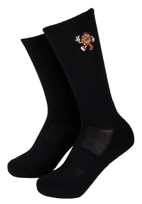 Santa-Cruz Dot Guy Calze black – Vista frontale