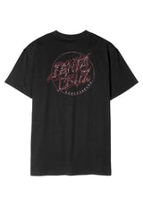 Santa-Cruz Scourge Dot T-Shirt black – Front view
