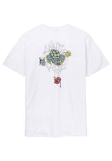 Santa-Cruz Dressen Spider T-shirt white – Vooraanzicht