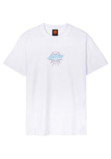 Santa-Cruz Meek Pinstripe Slasher T-shirt white – Achteraanzicht