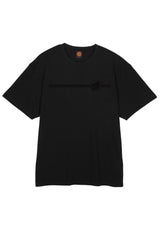 Santa-Cruz Tonal Opus Dot Stripe T-Shirt black – Back view