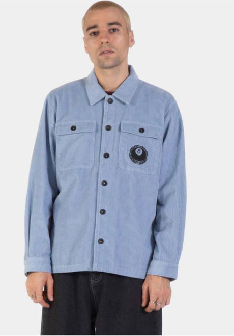Santa-Cruz Winkowski Hachi Ball Camisa iceblue – Vista frontal