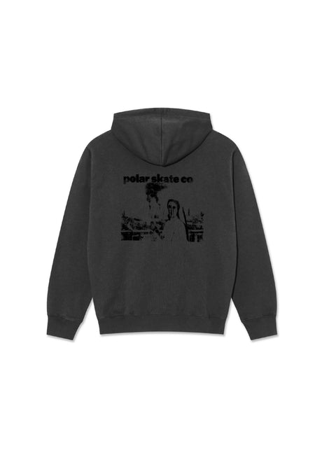 Polar Skate Co Dave Apocalypse Nun Hoodie-sweater dirtyblack – Vooraanzicht