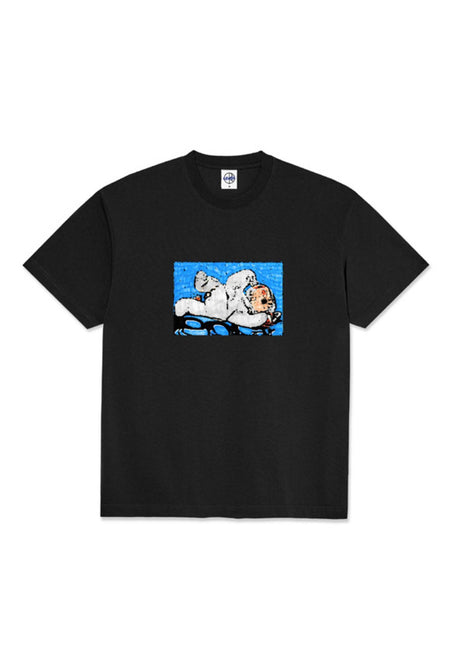 Polar Skate Co Lazy Bunny Camiseta black – Vista frontal