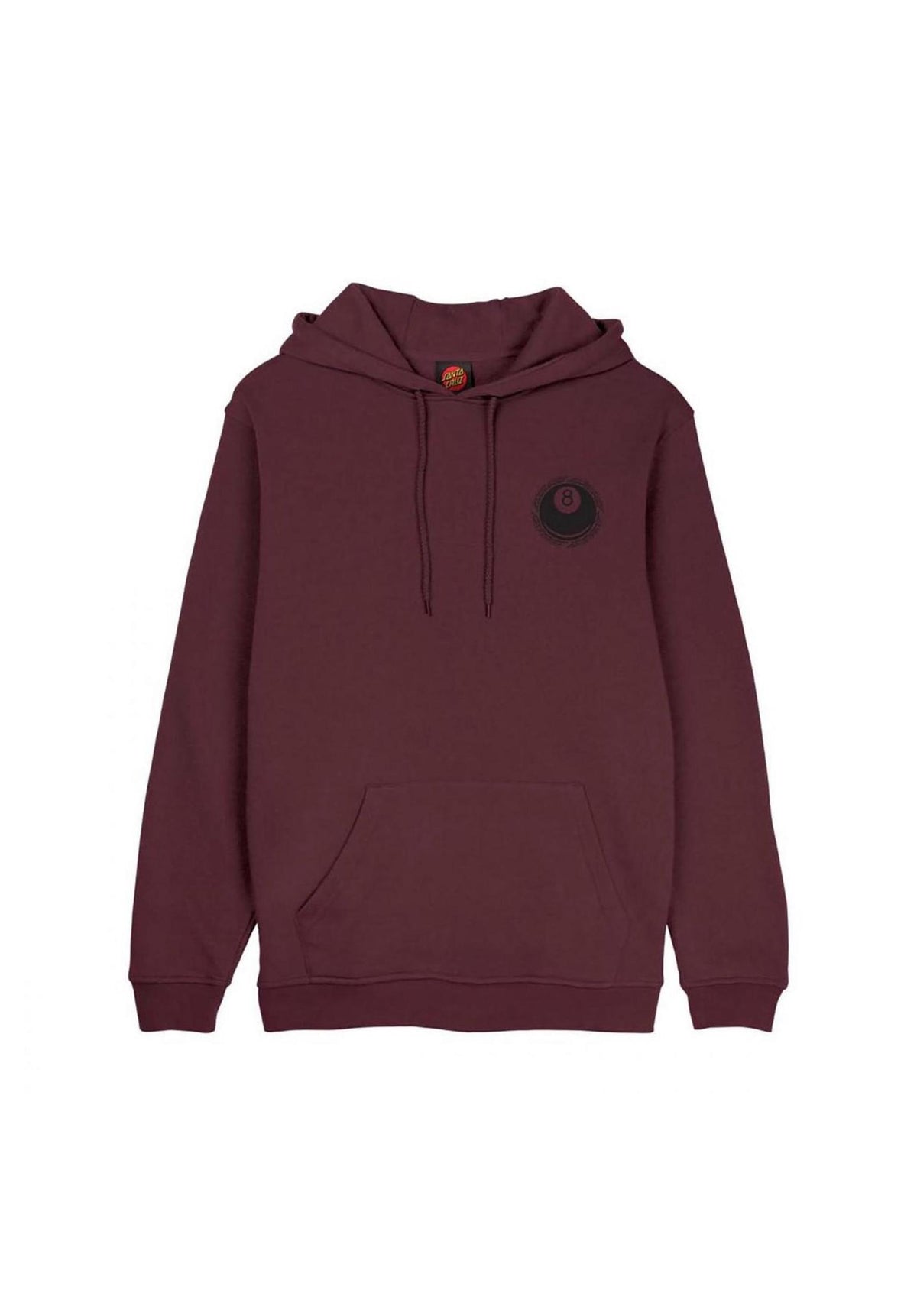 Santa-Cruz Winkowski Hachi Ball Felpa con cappuccio darkplum – Vista posteriore