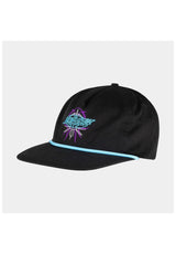 Santa-Cruz Pinstripe Snapback Cap black – Front view