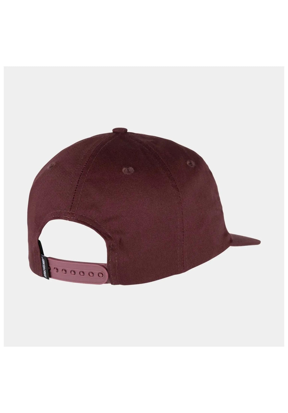 Santa-Cruz Cruz Label Cap darkplum – Back view
