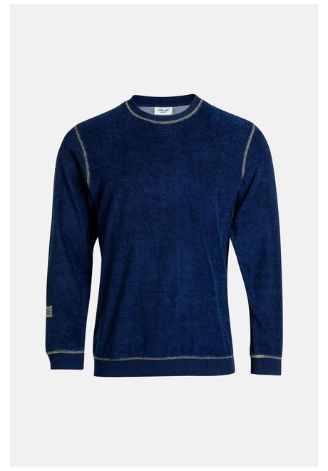 Reell Coverstitch Crewneck Jersey indigo – Vista frontal