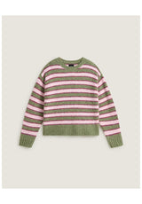 Rollins Stripe greenbalsam-mysticmulberry Closeup1