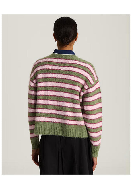 Rollins Stripe greenbalsam-mysticmulberry Rueckenansicht