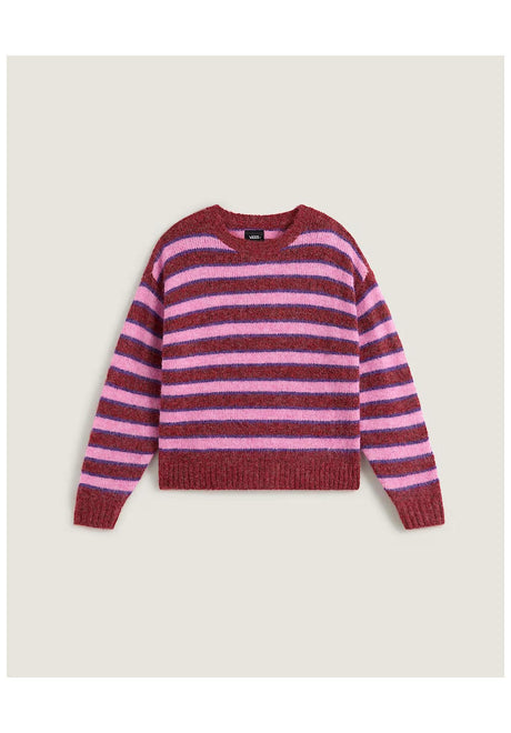 Rollins Stripe poppyemberred-purplelicorice Closeup2