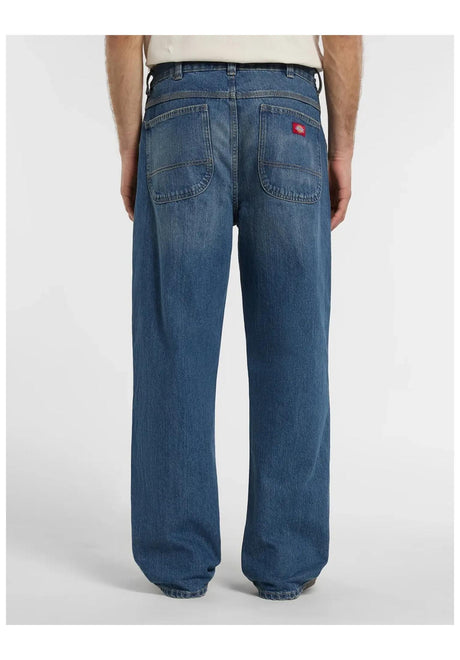 Dickies Springerville Baggy Jeans midblue-fadewash – Vista trasera