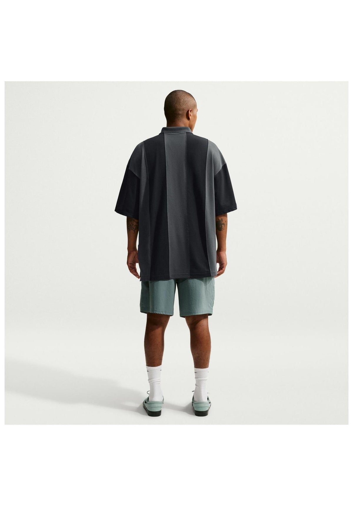 Nike SB Break Polo Polo trøje black-darksmokegrey-black – Detaljevisning 1