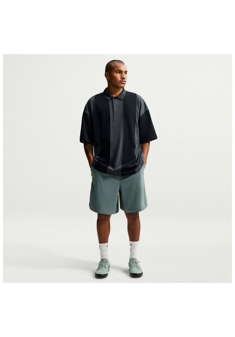 Nike SB Break Polo Camisa polo black-darksmokegrey-black – Vista trasera