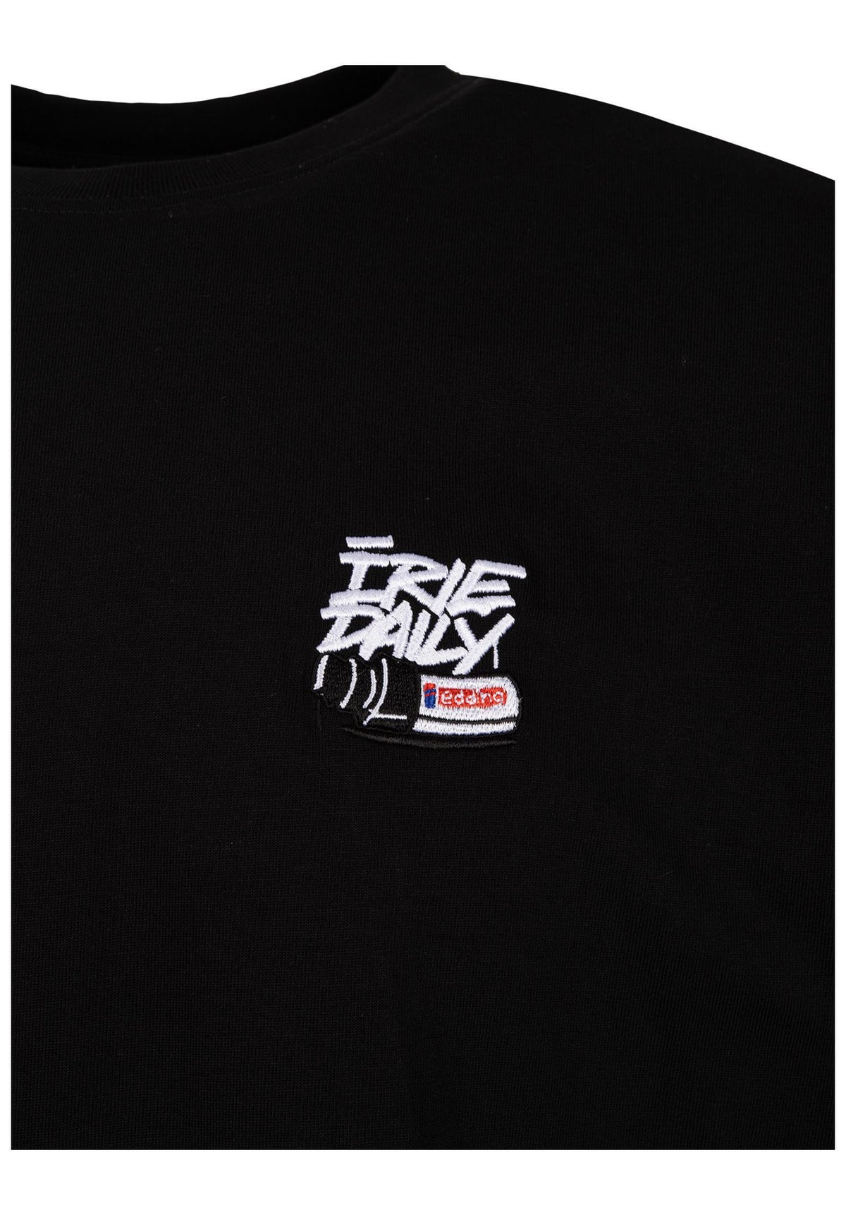 iriedaily x edding ML T-Shirt black – Back view