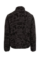 iriedaily x edding Fleece Overgangsjakke black – Set bagfra