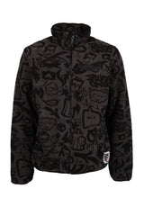 iriedaily x edding Fleece Overgangsjakke black – Set forfra