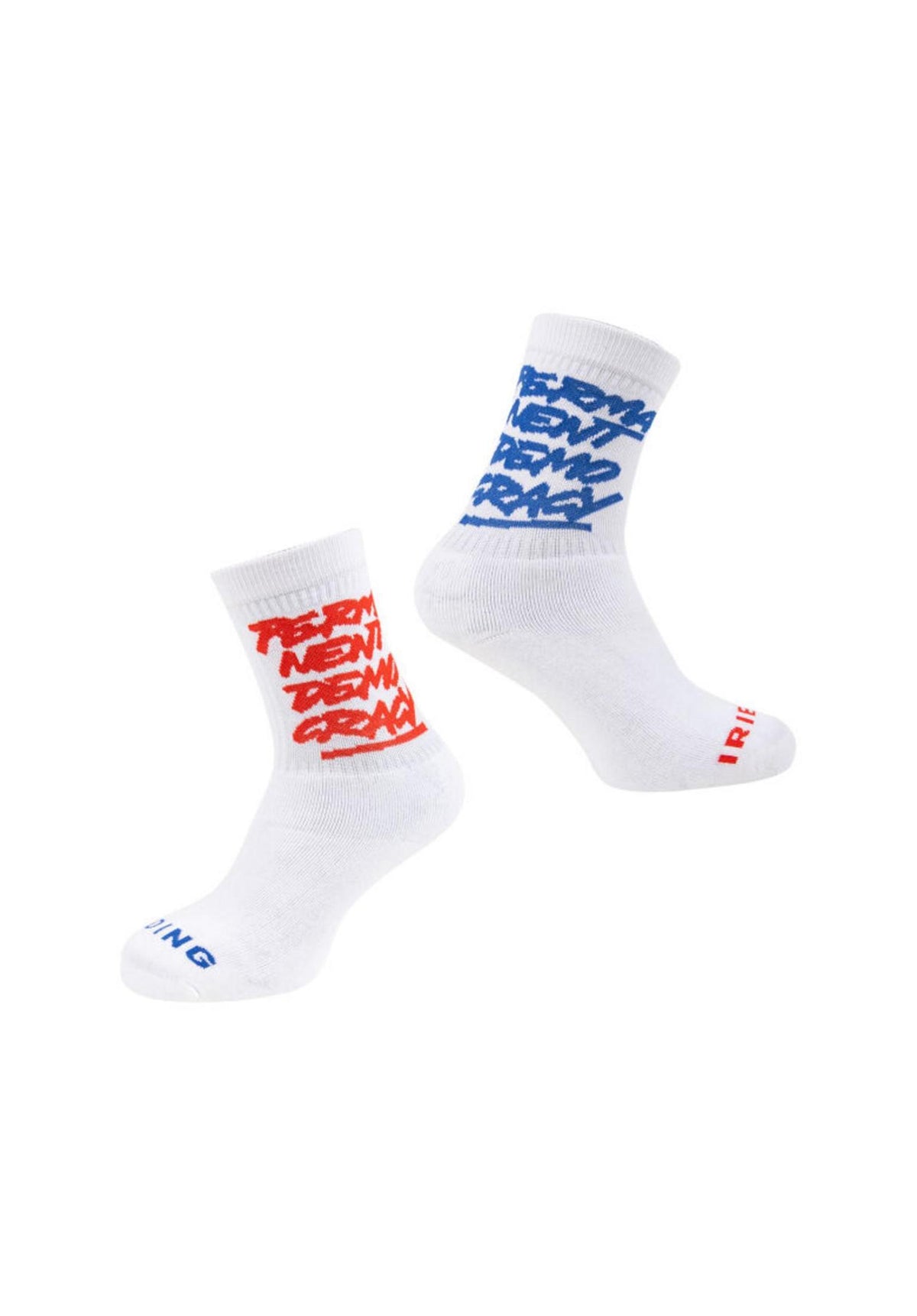 iriedaily x edding Socks Calcetín white – Vista trasera