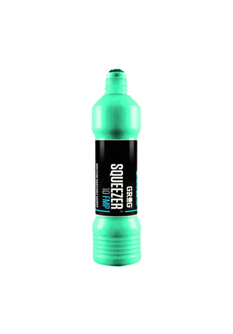 Grog High Flow Mini Squeezer Marker 10mm 35ml FMP Bombe miamigreen – Vue de face