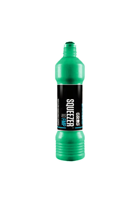 Grog High Flow Mini Squeezer Marker 10mm 35ml FMP Bombe obitorygreen – Vue de face