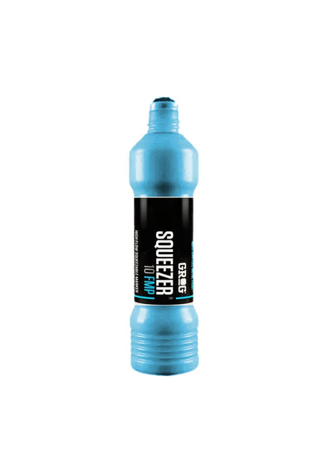 Grog High Flow Mini Squeezer Marker 10mm 35ml FMP Bombe icebergblue – Vue de face