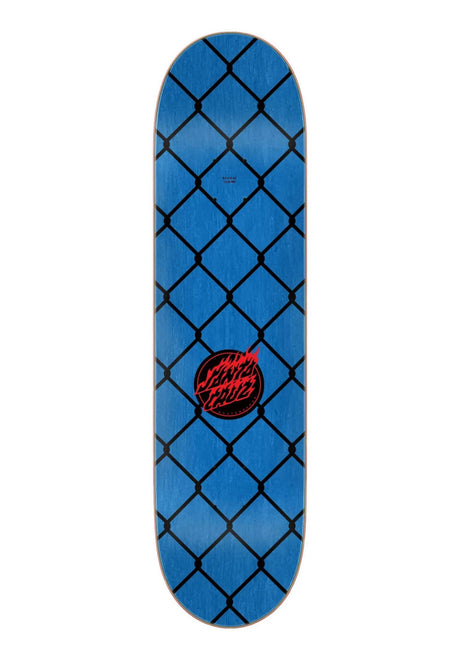 Santa-Cruz Flame Dot Chain Deck black-blue – Set bagfra