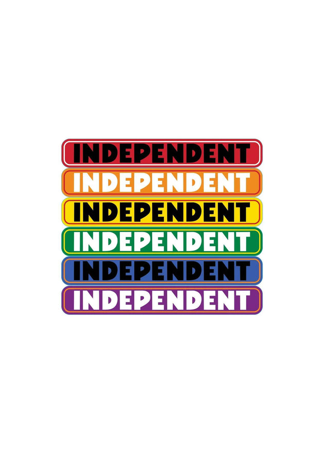 Bar Logo 6 x 1 Sticker white-purple Vorderansicht