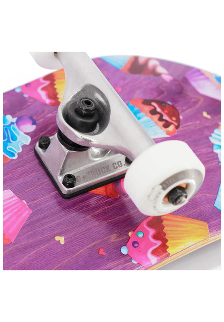 BTFL Longboards Cupcake Skate Completo purple – Vista trasera