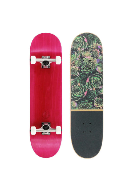 BTFL Longboards Plants Skate Completo red – Vista frontal