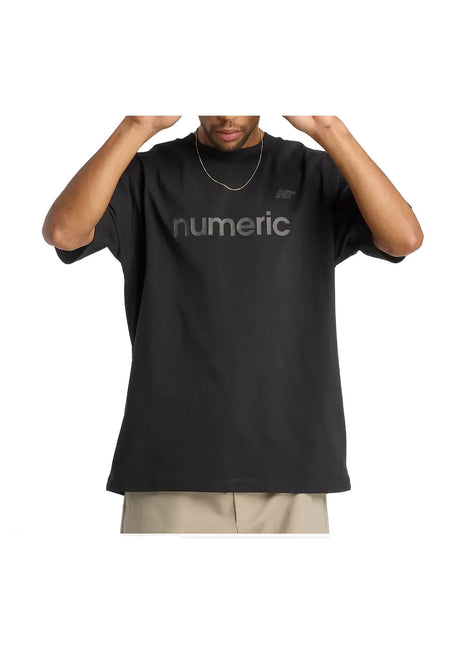 New Balance Numeric Numeric Cotton T-shirt black – Vooraanzicht
