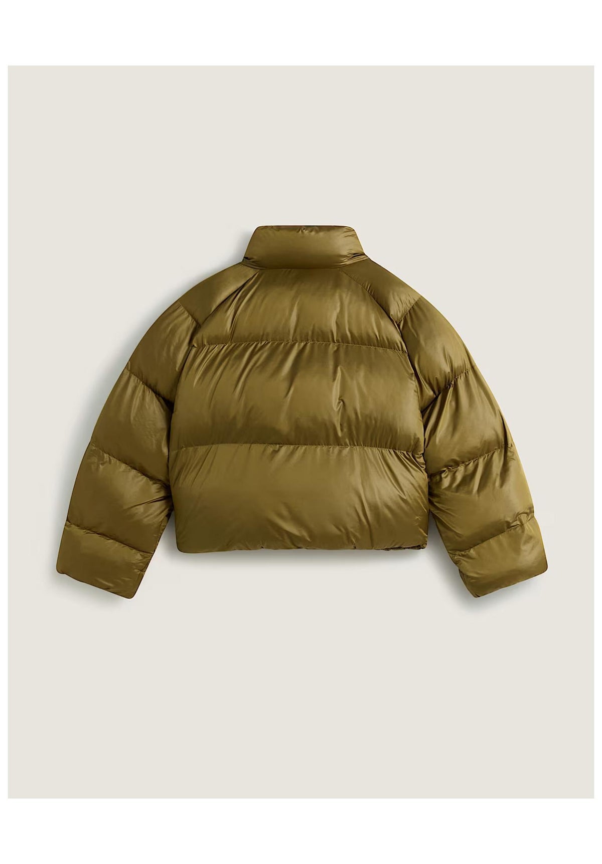 Vans Puffer Winterjas olive-brown – Achteraanzicht