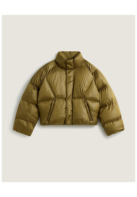 Vans Puffer Chaqueta de invierno olive-brown – Vista frontal
