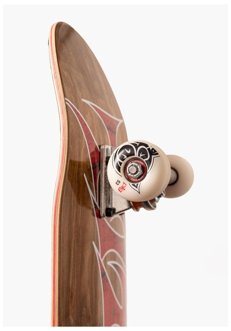 TITUS Short & Wide Premium Skateboard complet Classic Logo – Vue de dessus