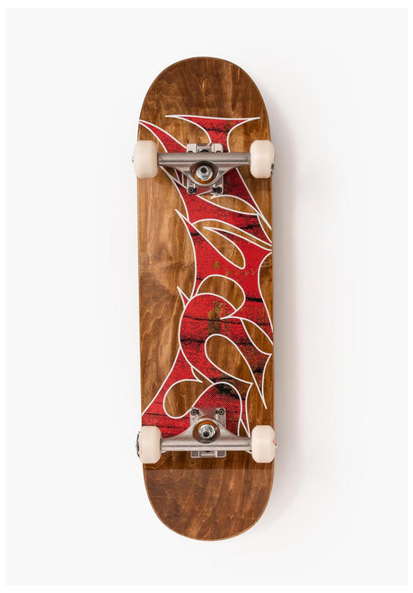 TITUS Short & Wide Premium Skateboard complet Classic Logo – Vue de face